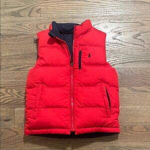 Polo Ralph Lauren boys size 6 reversible vest EUC